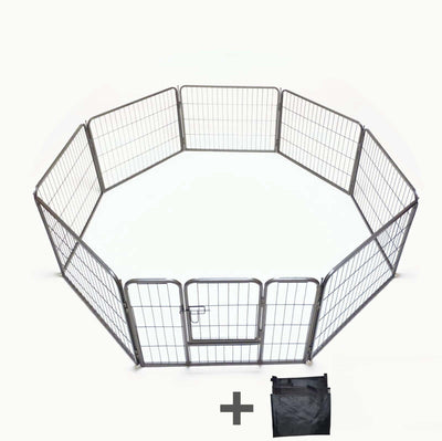 YES4PETS 60 cm Heavy Duty Pet Dog Puppy Cat Rabbit Exercise Playpen Fence With Cover