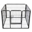 YES4PETS 4 Panel 80 cm Heavy Duty Pet Dog Puppy Cat Rabbit Exercise Playpen Fence Extension