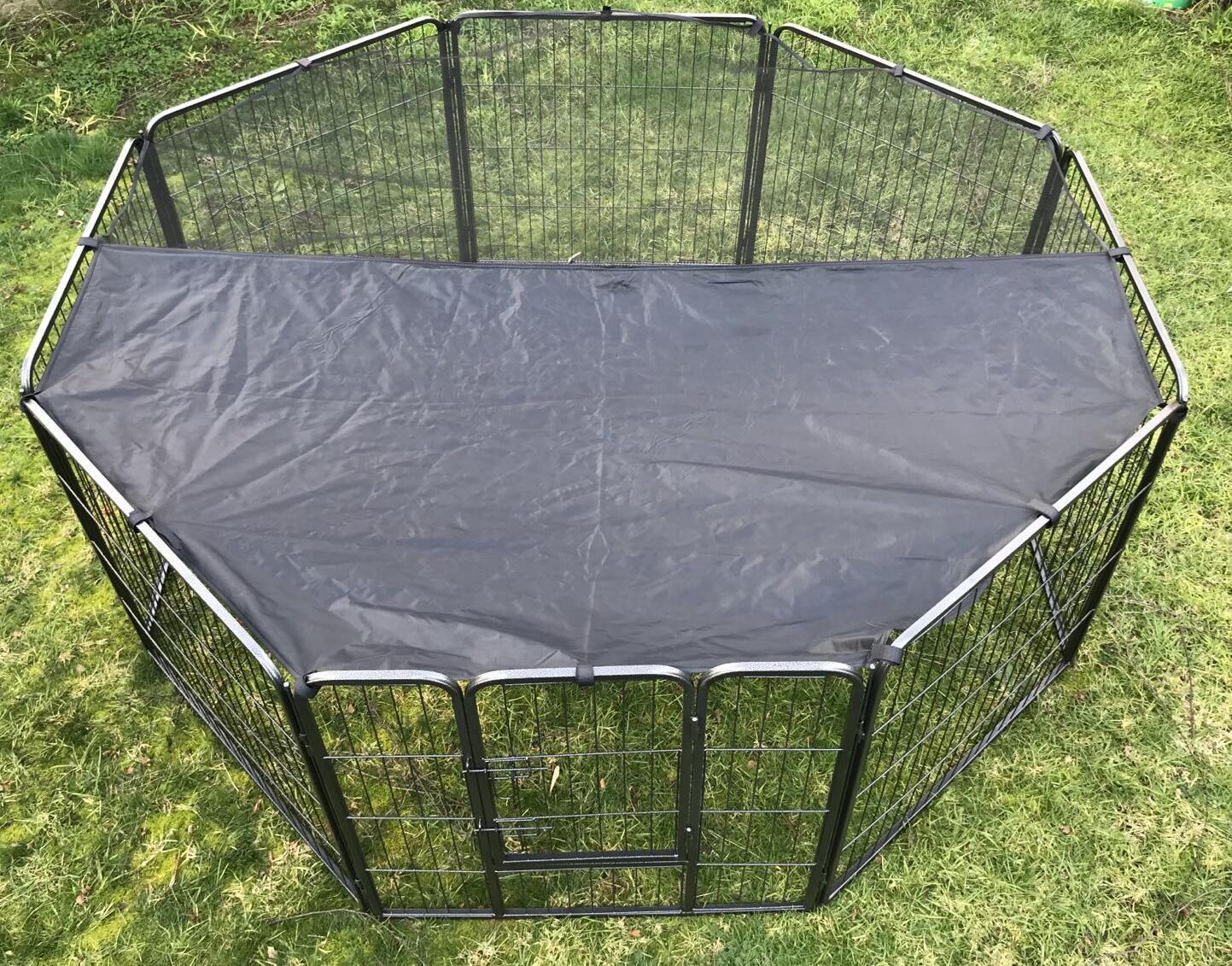 YES4PETS 80 cm Heavy Duty Pet Dog Puppy Cat Rabbit Exercise Playpen Fence With Cover