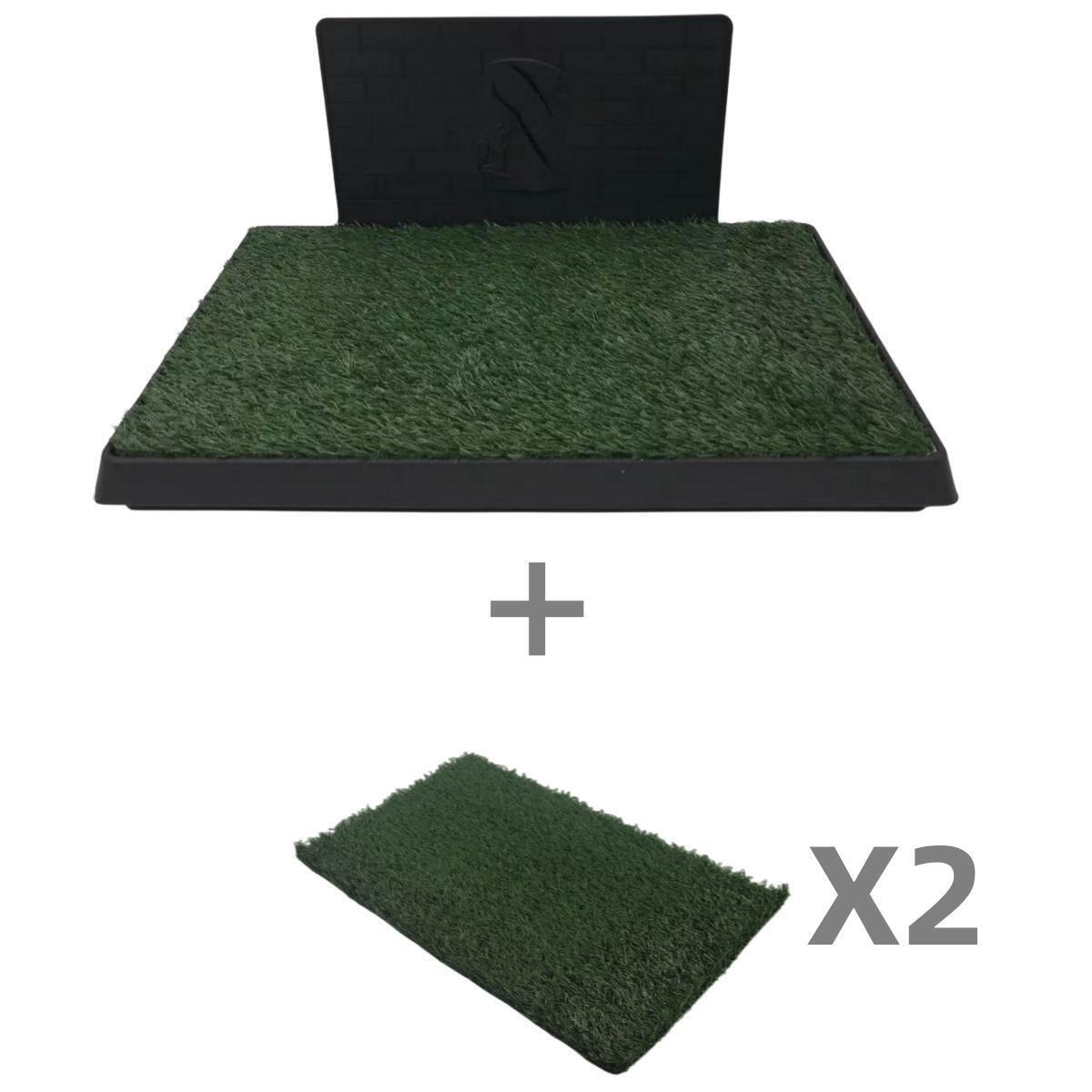 YES4PETS XL Indoor Dog Puppy Toilet Grass Potty Training Mat Loo Pad pad with 3 grass