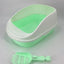 YES4PETS Large Portable Cat Toilet Litter Box Tray House with Scoop Green