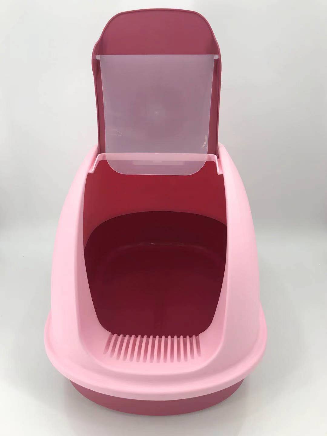 YES4PETS XL Portable Hooded Cat Toilet Litter Box Tray House with Charcoal Filter and Scoop