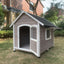 YES4PETS XL Timber Pet Dog Kennel House Puppy Wooden Timber Cabin With Door