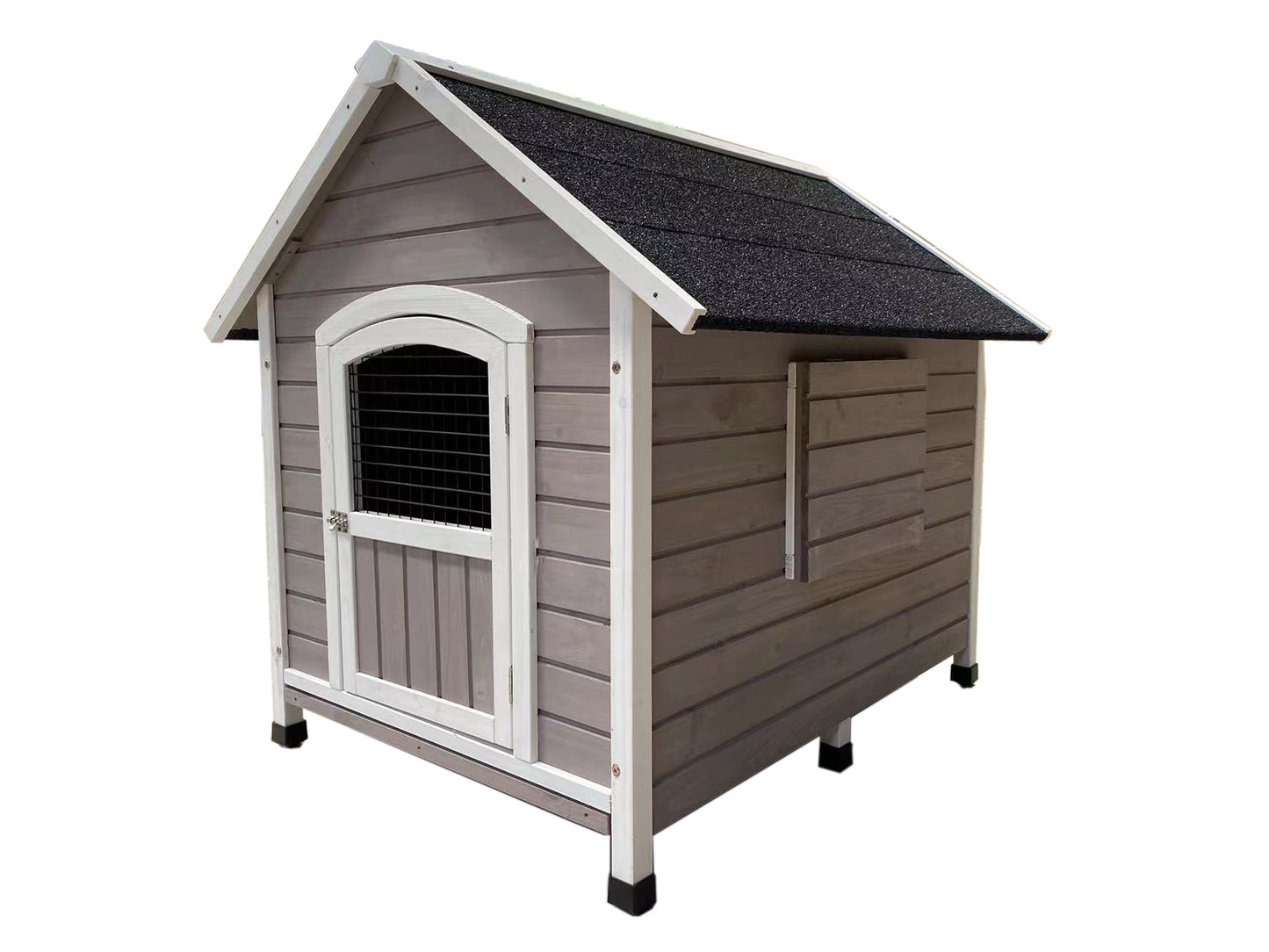 YES4PETS XL Timber Pet Dog Kennel House Puppy Wooden Timber Cabin With Door