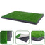 YES4PETS XL Indoor Dog Puppy Toilet Grass Training Mat Loo Pad Potty W 3 Grass