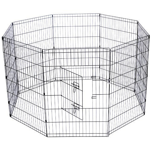 YES4PETS 36' Dog Rabbit Playpen Exercise Puppy Cat Enclosure Fence With Cover