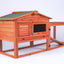 YES4PETS Rabbit Hutch Metal Run Wooden Cage Guinea Pig Cage House