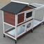 YES4PETS Double Storey Large Rabbit Hutch Guinea Pig Cage , Ferret Cage With Pull Out Tray On Wheels