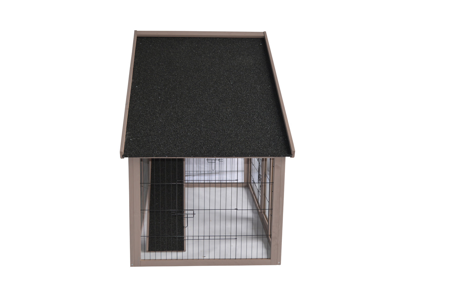 YES4PETS Grey Chicken Coop Rabbit Hutch Ferret Cage Hen Chook House