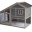 YES4PETS Grey Chicken Coop Rabbit Hutch Ferret Cage Hen Chook House