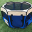 YES4PETS Medium Blue Pet Dog Cat Dogs Puppy Rabbit Tent Soft Playpen