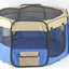 YES4PETS Medium Blue Pet Dog Cat Dogs Puppy Rabbit Tent Soft Playpen