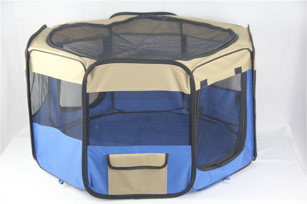 YES4PETS Medium Blue Pet Dog Cat Dogs Puppy Rabbit Tent Soft Playpen