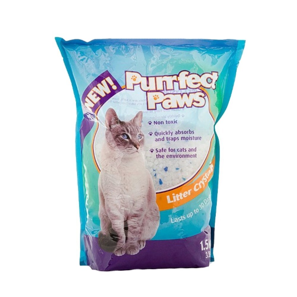 8 Bags Cat Litter Silica Crystals Silicone Crystal 3.8L Per Bag