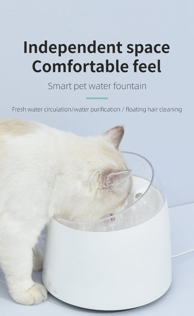 YES4PETS  Electric Pet Dog Cat Water Fountain Automatic Self-Clean Water Fountain 1.5L